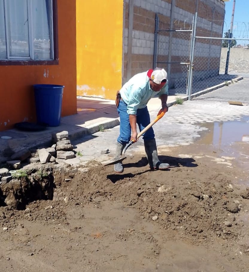 Capamh atiende fugas y realiza trabajos de mantenimiento en distintos puntos de Huamantla